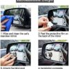 BROGBUS Manual Round Blind Spot Mirror Wide Angle Rear View for Universal Car - Image 6